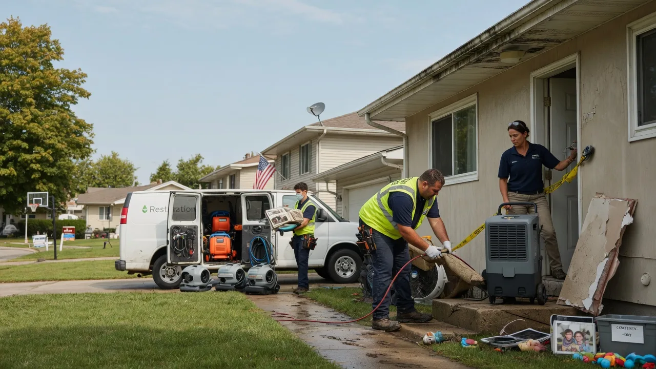 Water Damage Restoration in Montgomery, IL near me